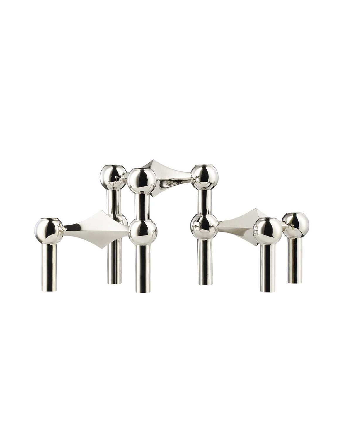 Nagel Candle Holder Set Of 3 Chrome