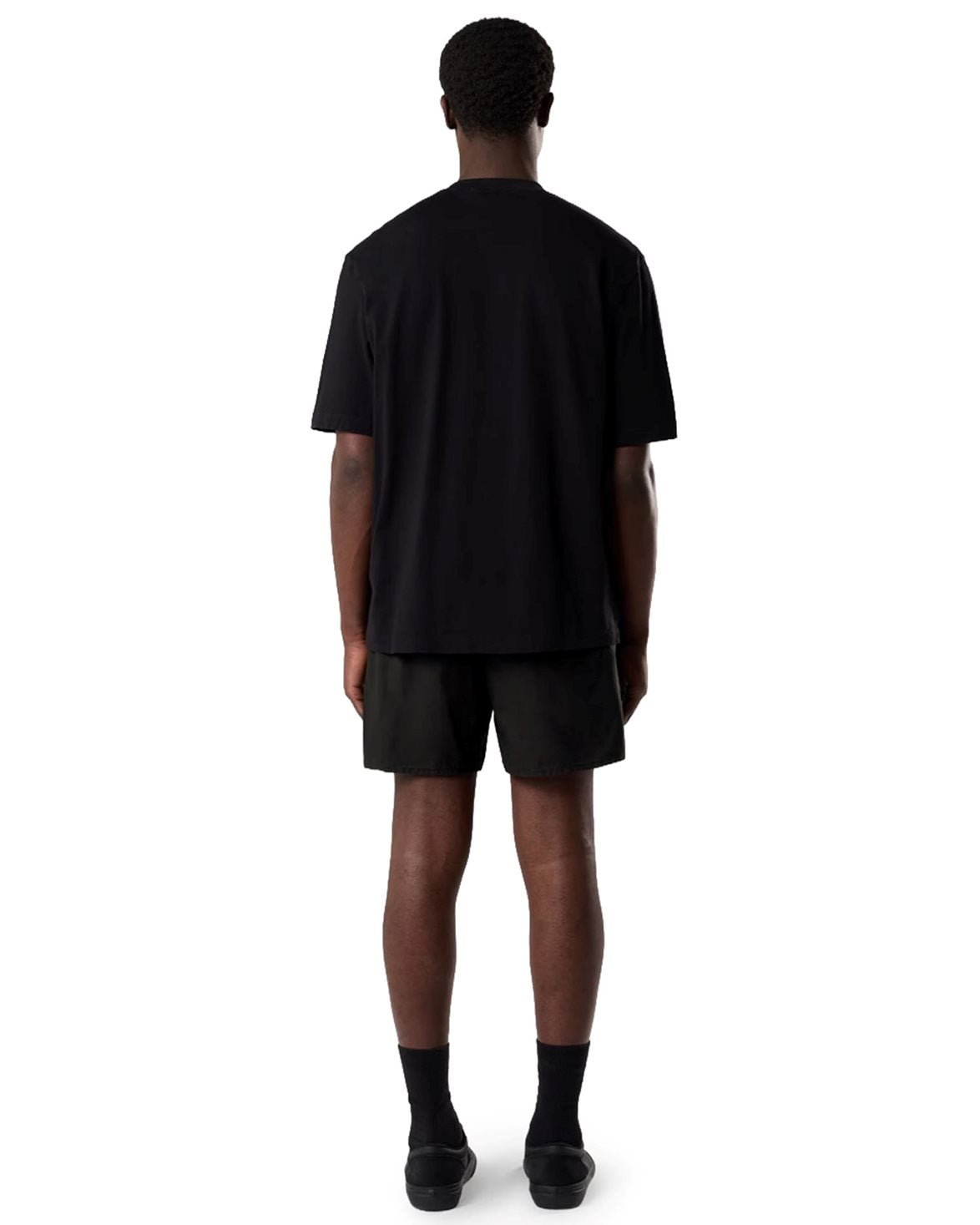 2100030 Garment Dyed Cotton T-Shirt Black