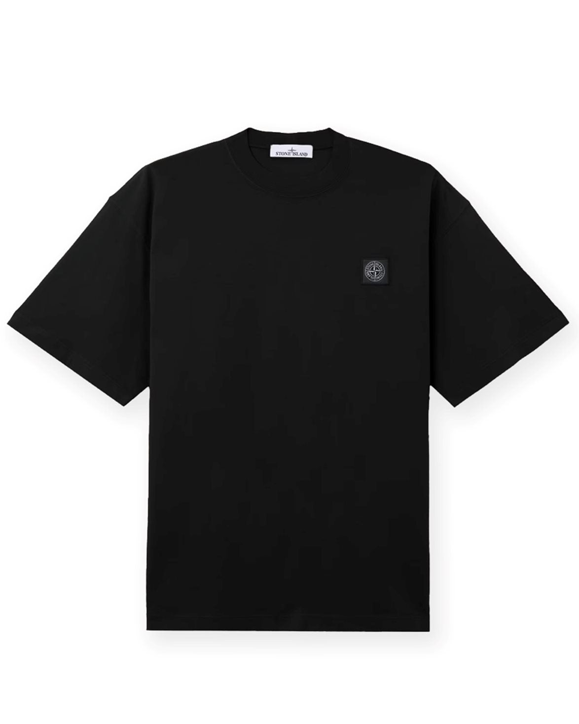 2100030 Garment Dyed Cotton T-Shirt Black