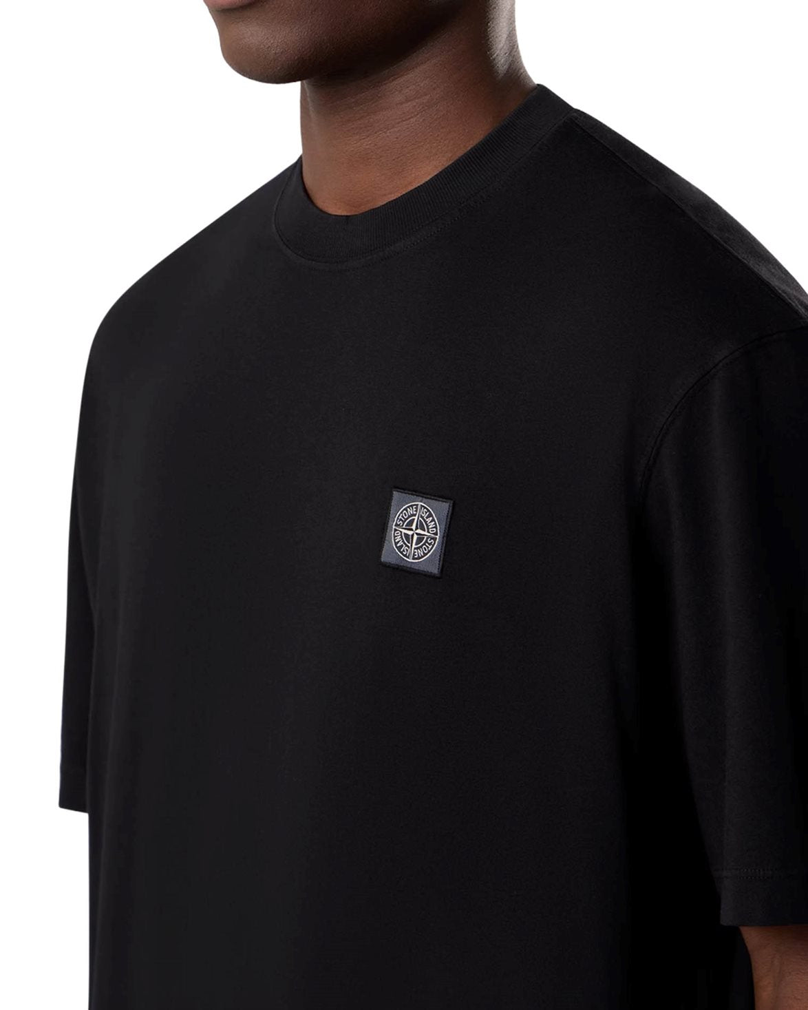 2100030 Garment Dyed Cotton T-Shirt Black