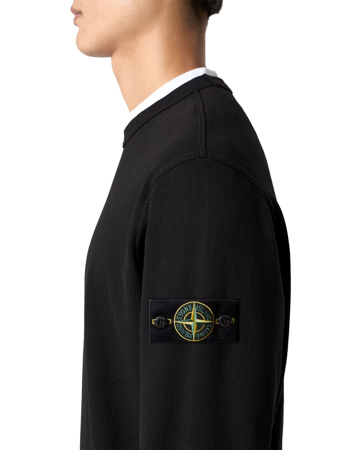 6100017 Cotton Interlock Sweatshirt Black