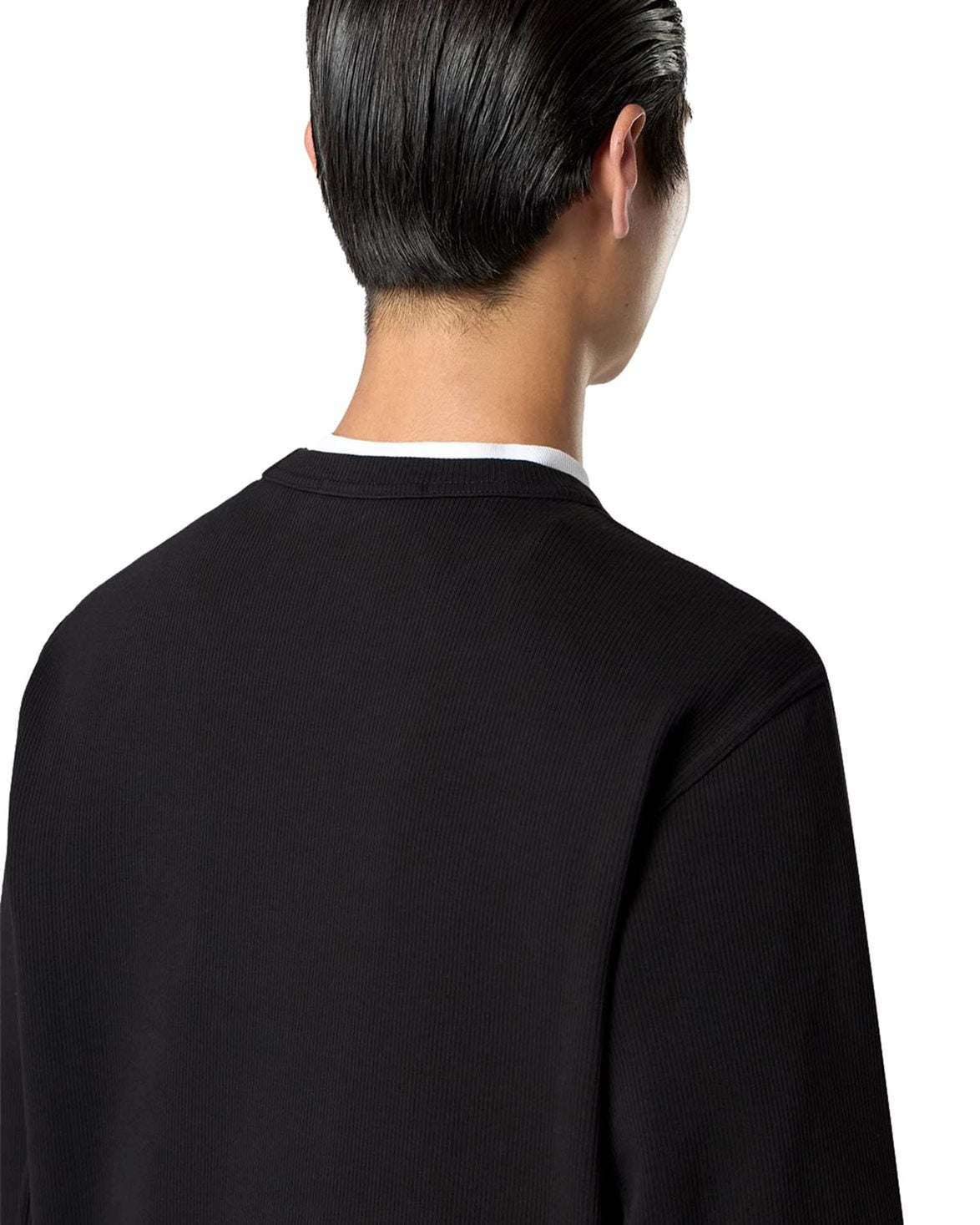 6100017 Cotton Interlock Sweatshirt Black