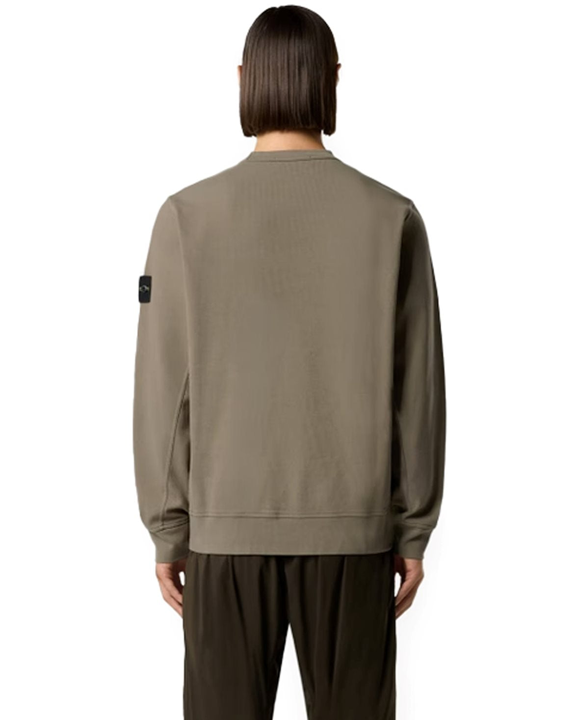 6100017 Cotton Interlock Sweatshirt Military Green