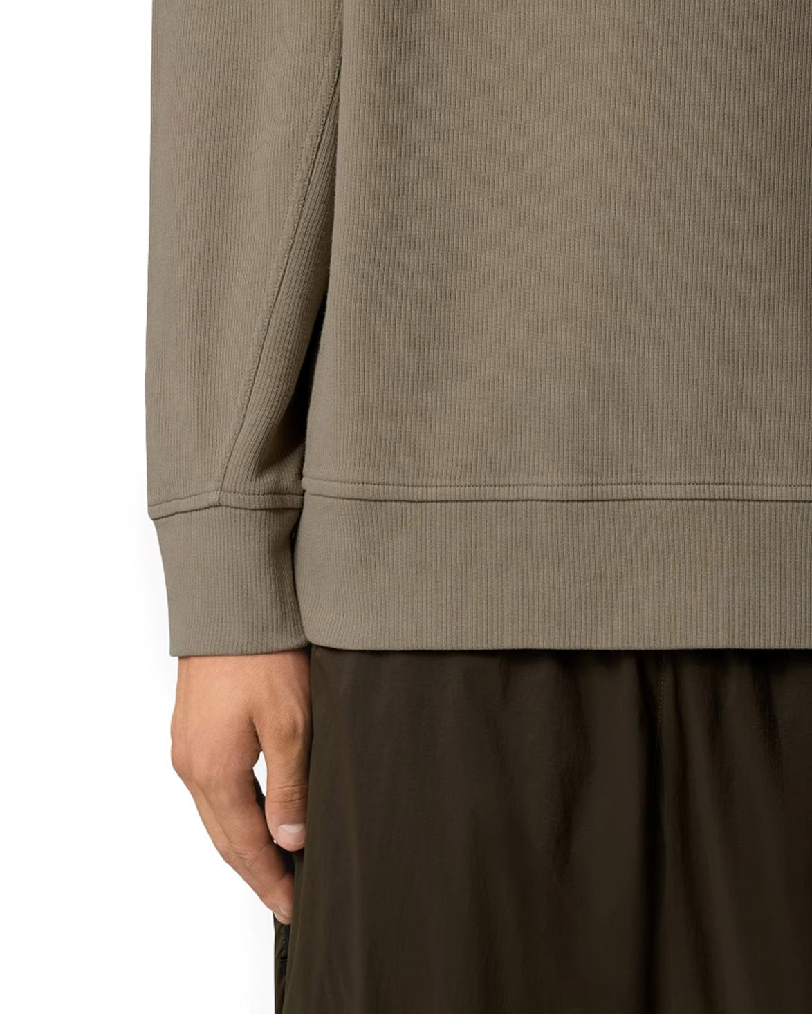 6100017 Cotton Interlock Sweatshirt Military Green