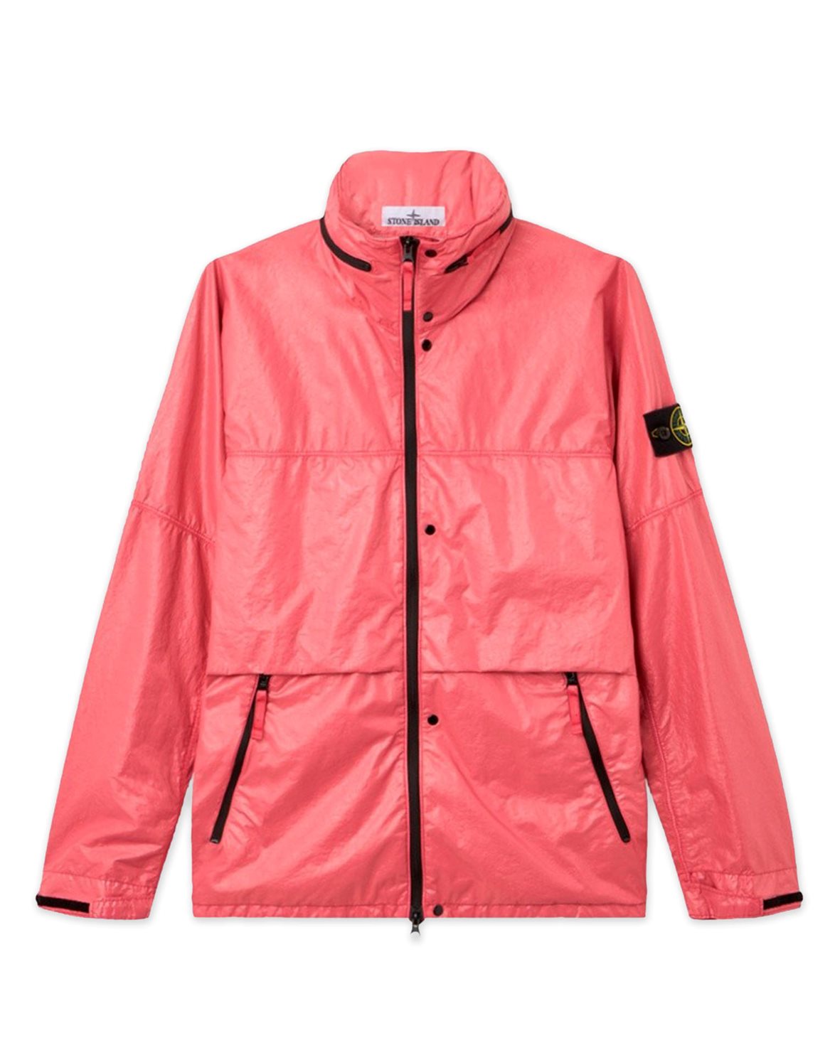 Q100019 Glossy Nylon Jacket Geranium