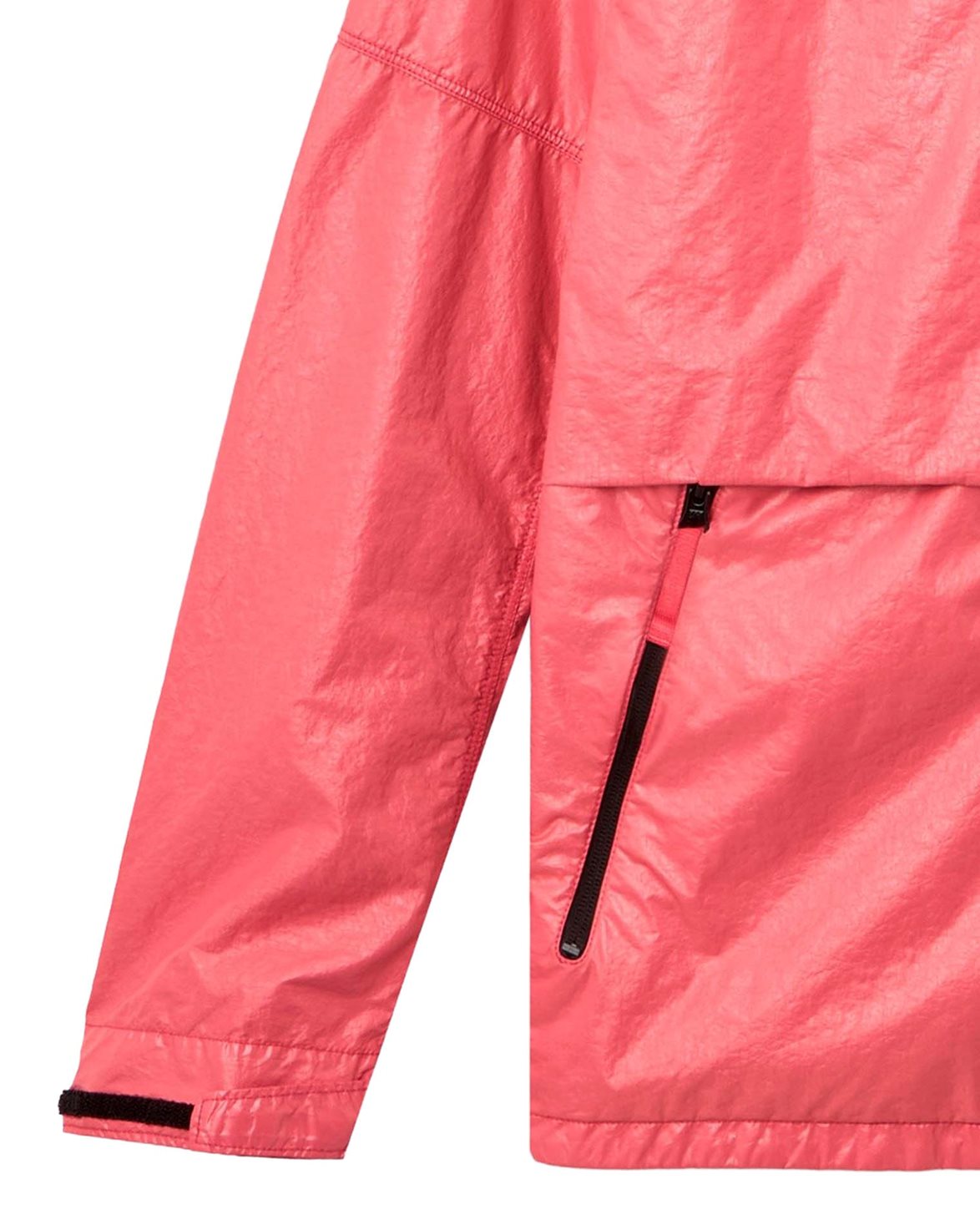 Q100019 Glossy Nylon Jacket Geranium