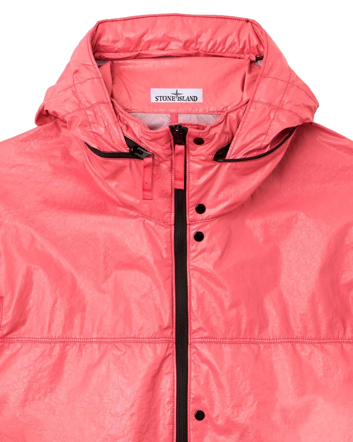 Q100019 Glossy Nylon Jacket Geranium