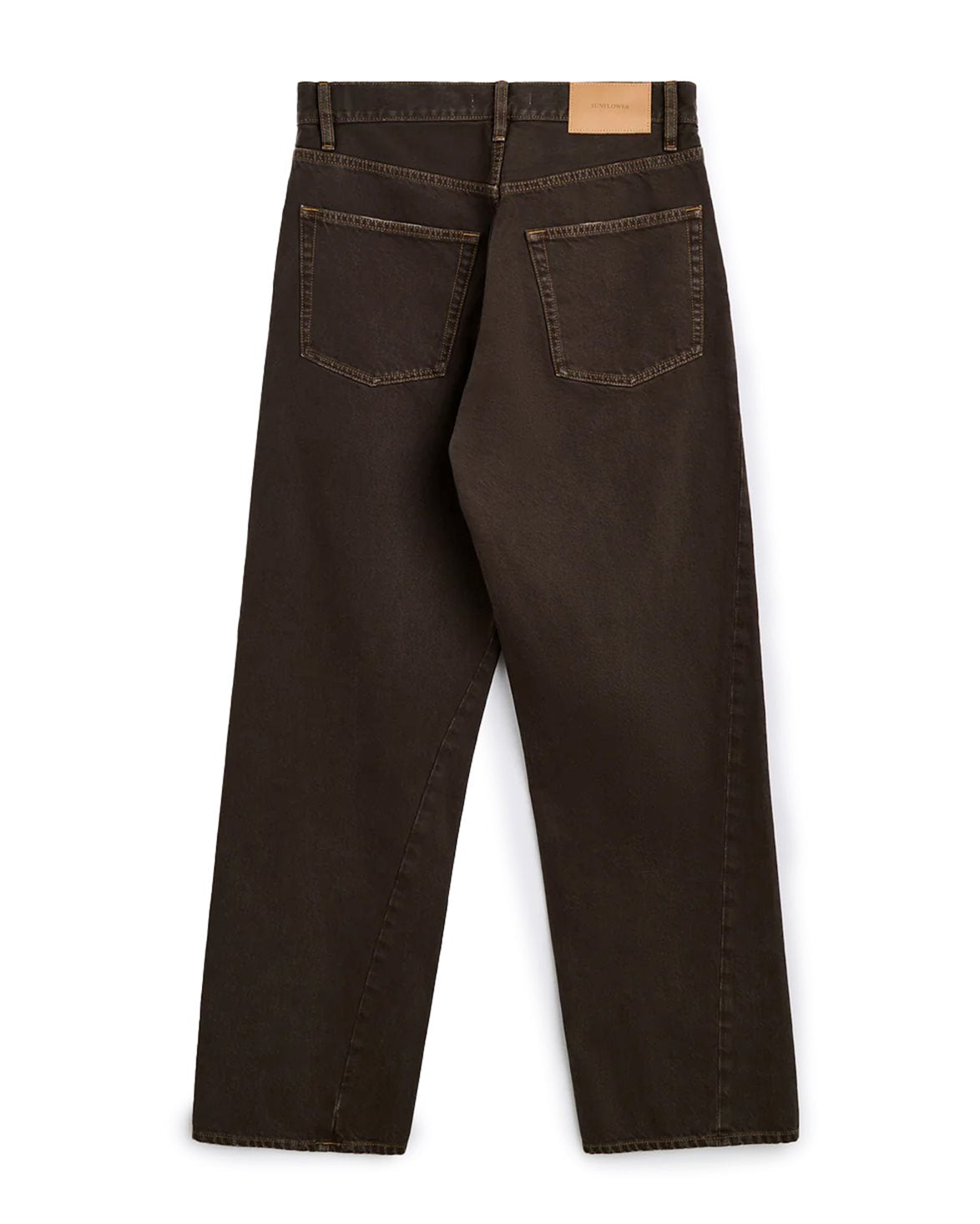 Wide Twist Jeans Vintage Brown