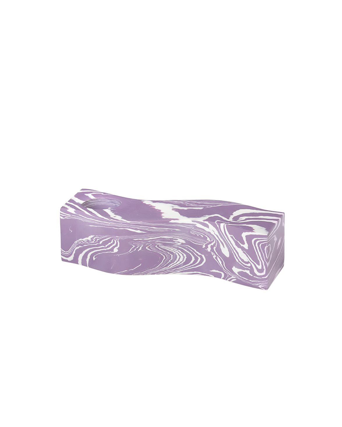 Swelly Candle Holder Lavender Grey