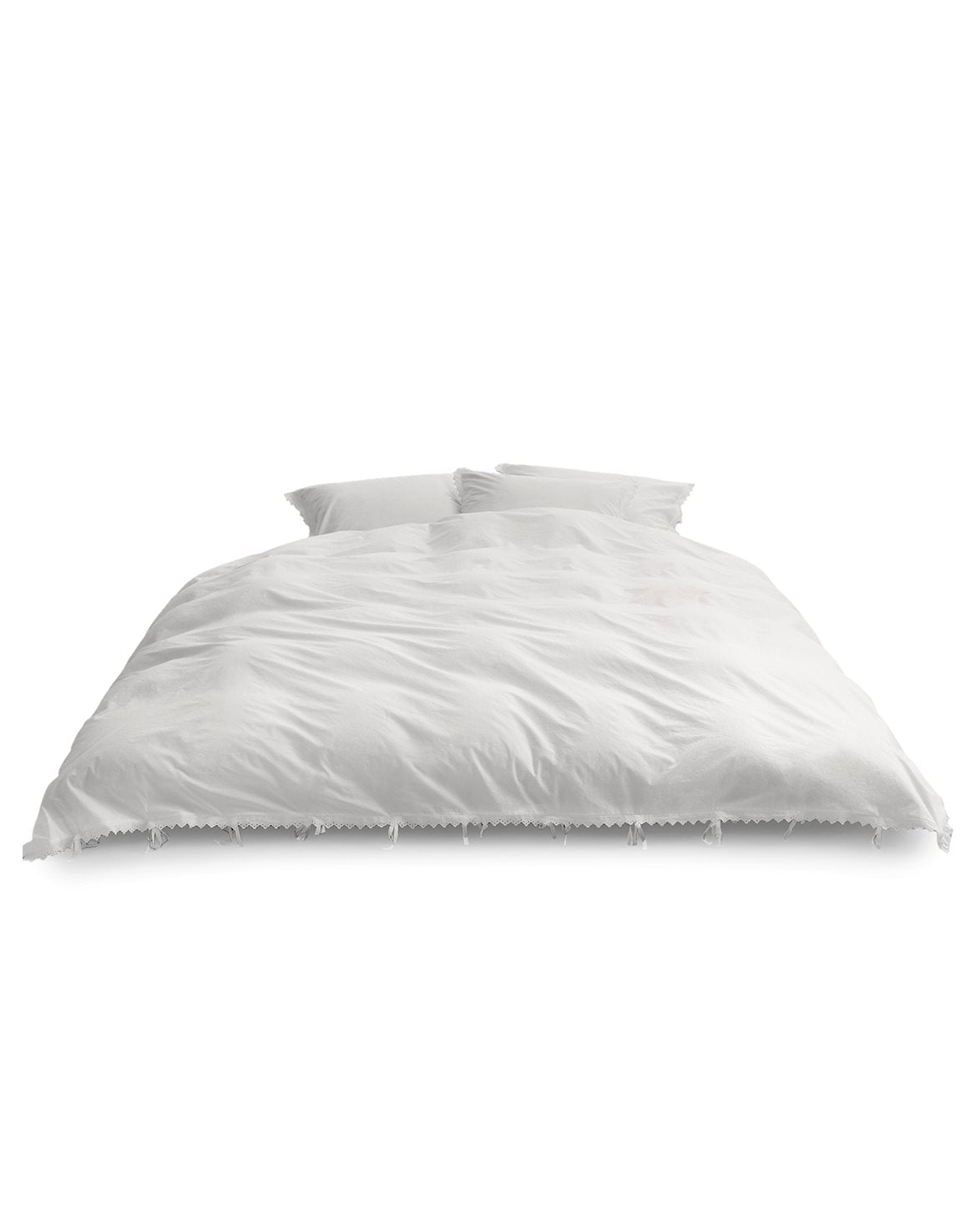 Percale Broderie Anglaise Duvet Cover Broken White/Anaïs