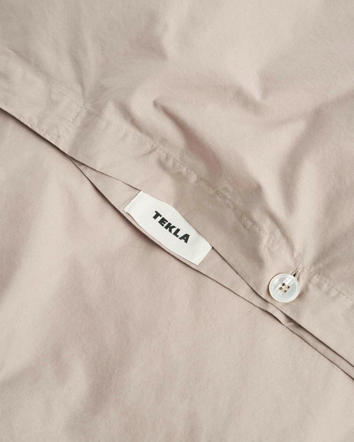 Percale Duvet Cover Clay