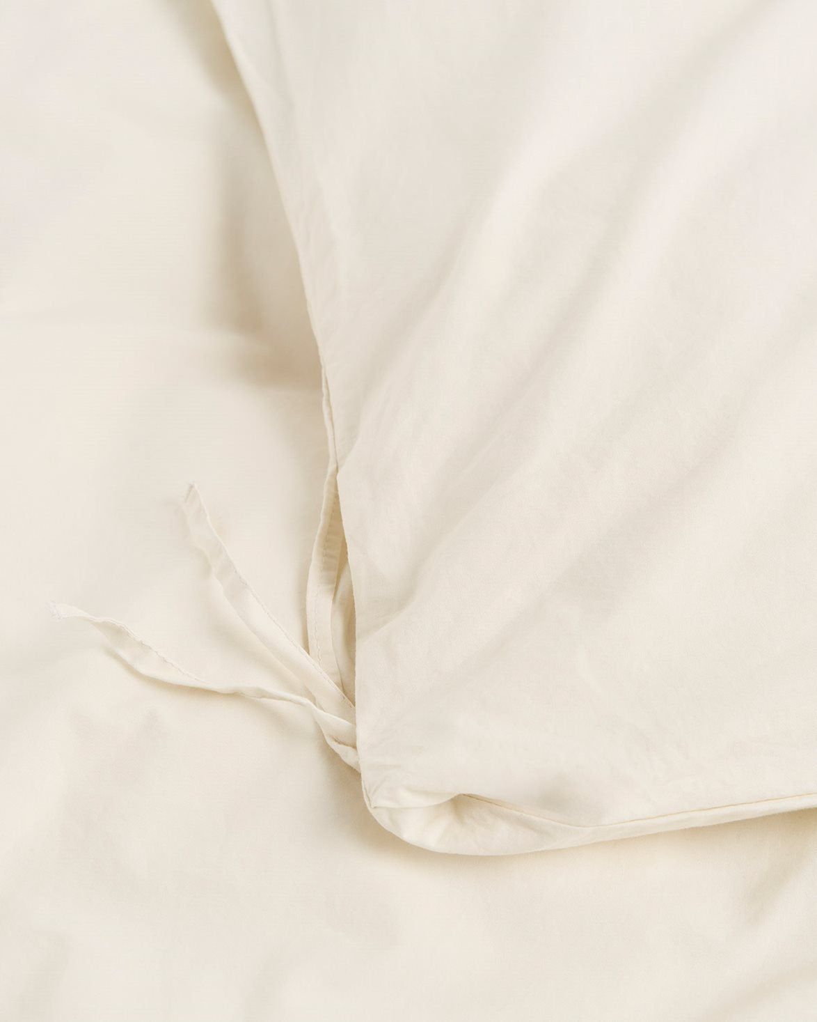 Percale Duvet Cover Winter White