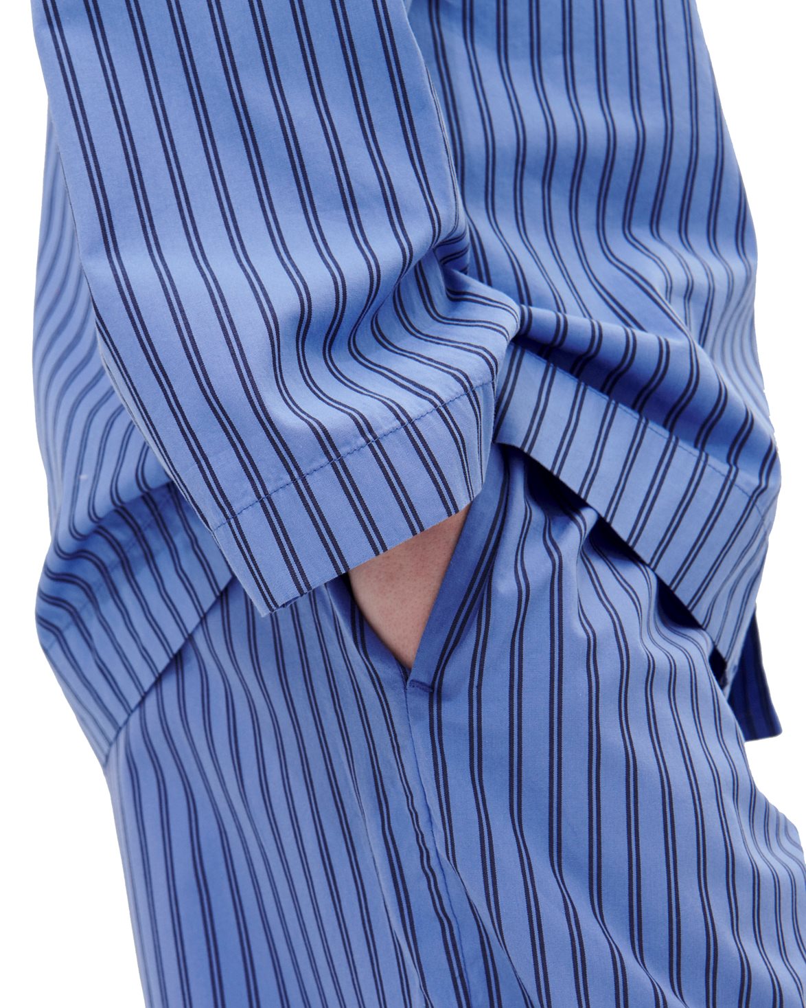 Poplin Pyjamas Pants Boro Stripes