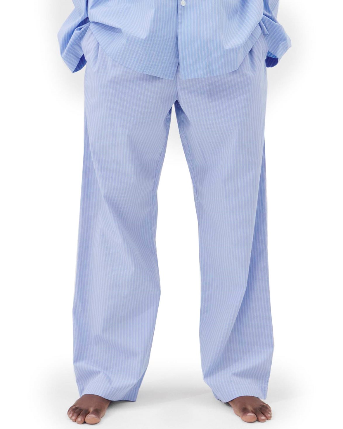 Poplin Pyjamas Pants Pin Stripe