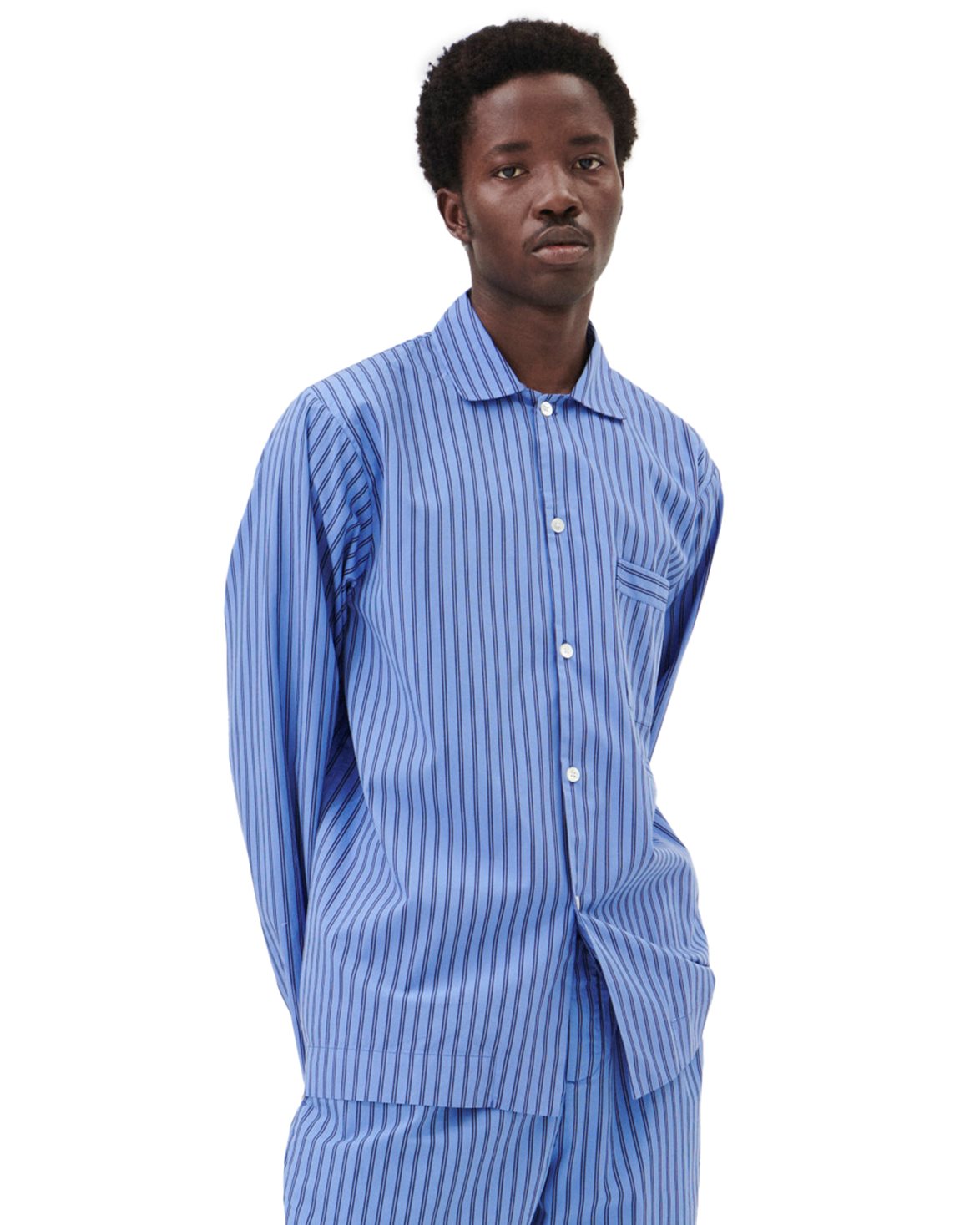 Poplin Pyjamas Shirt Boro Stripes