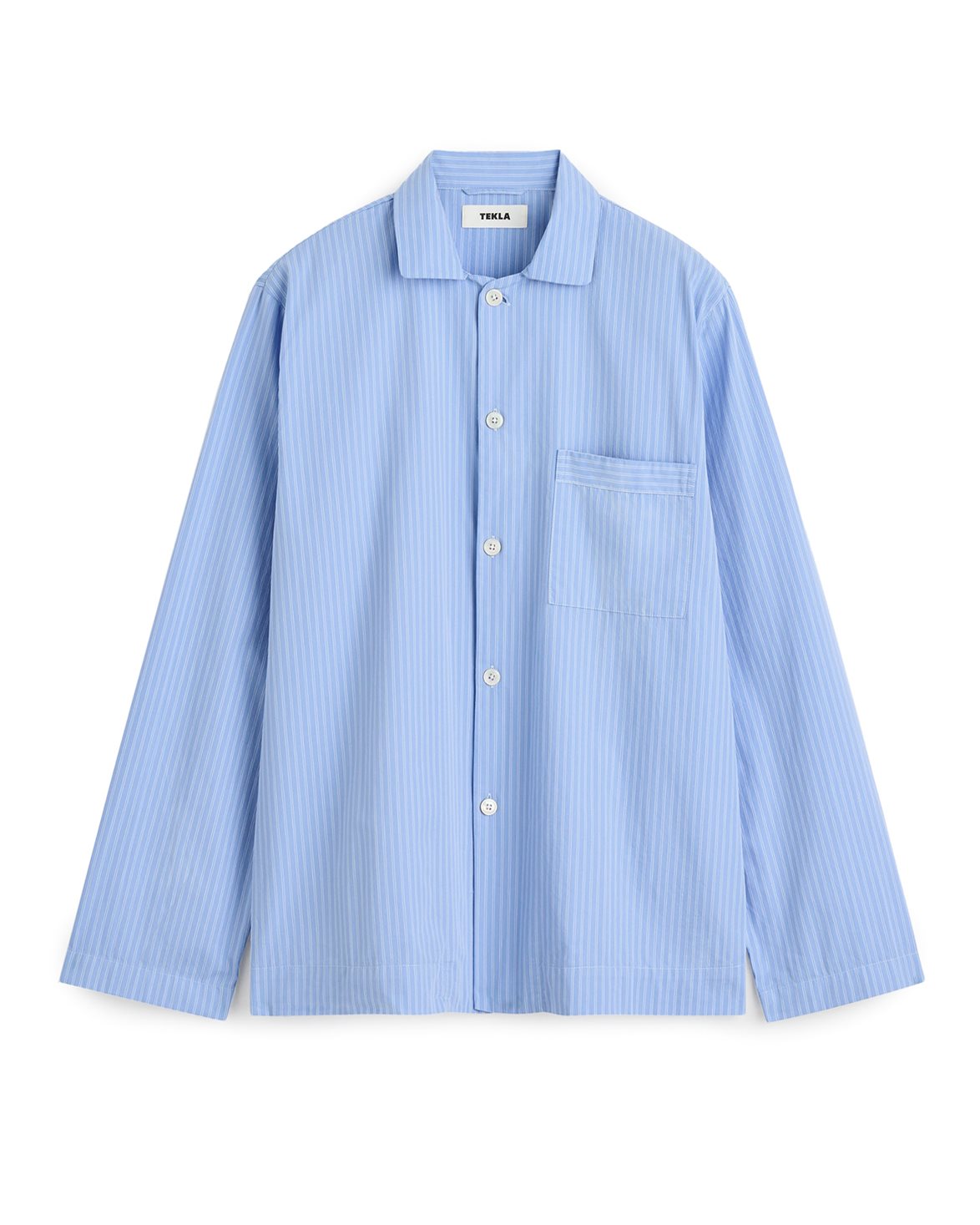 Poplin Pyjamas Shirt Pin Stripes