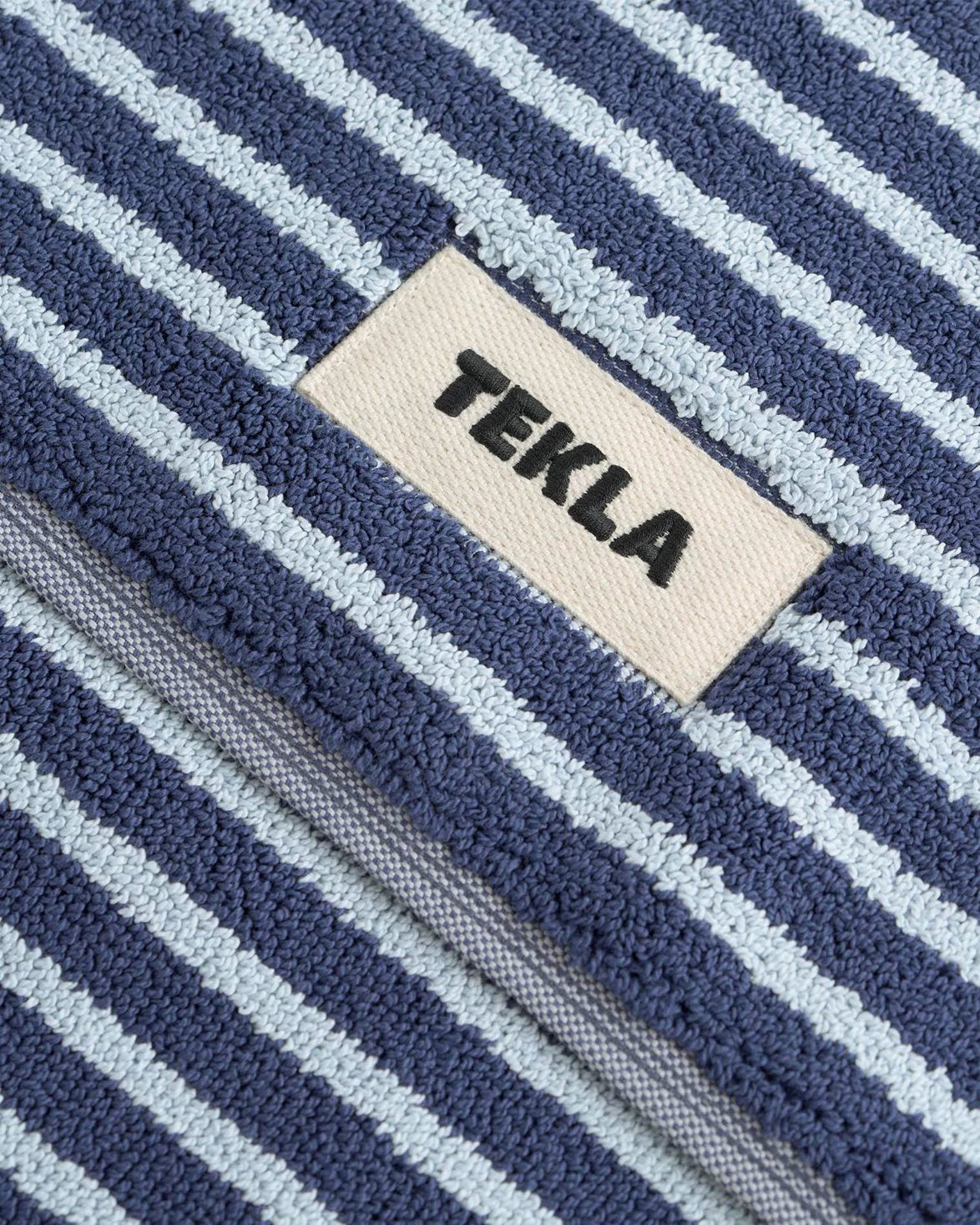 Terry Bath Mat River Stripes