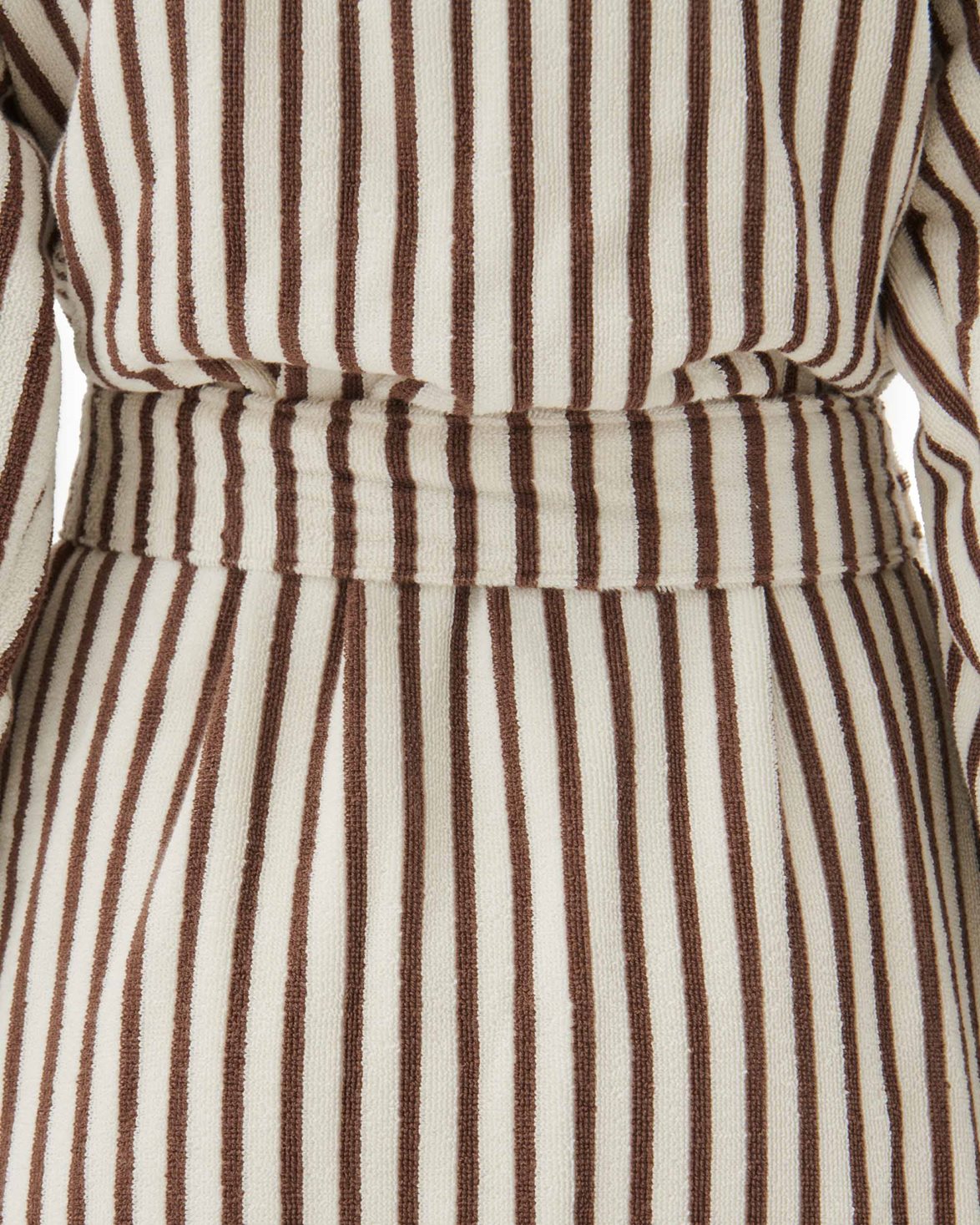 Terry Hooded Bathrobe Kodiak Stripes