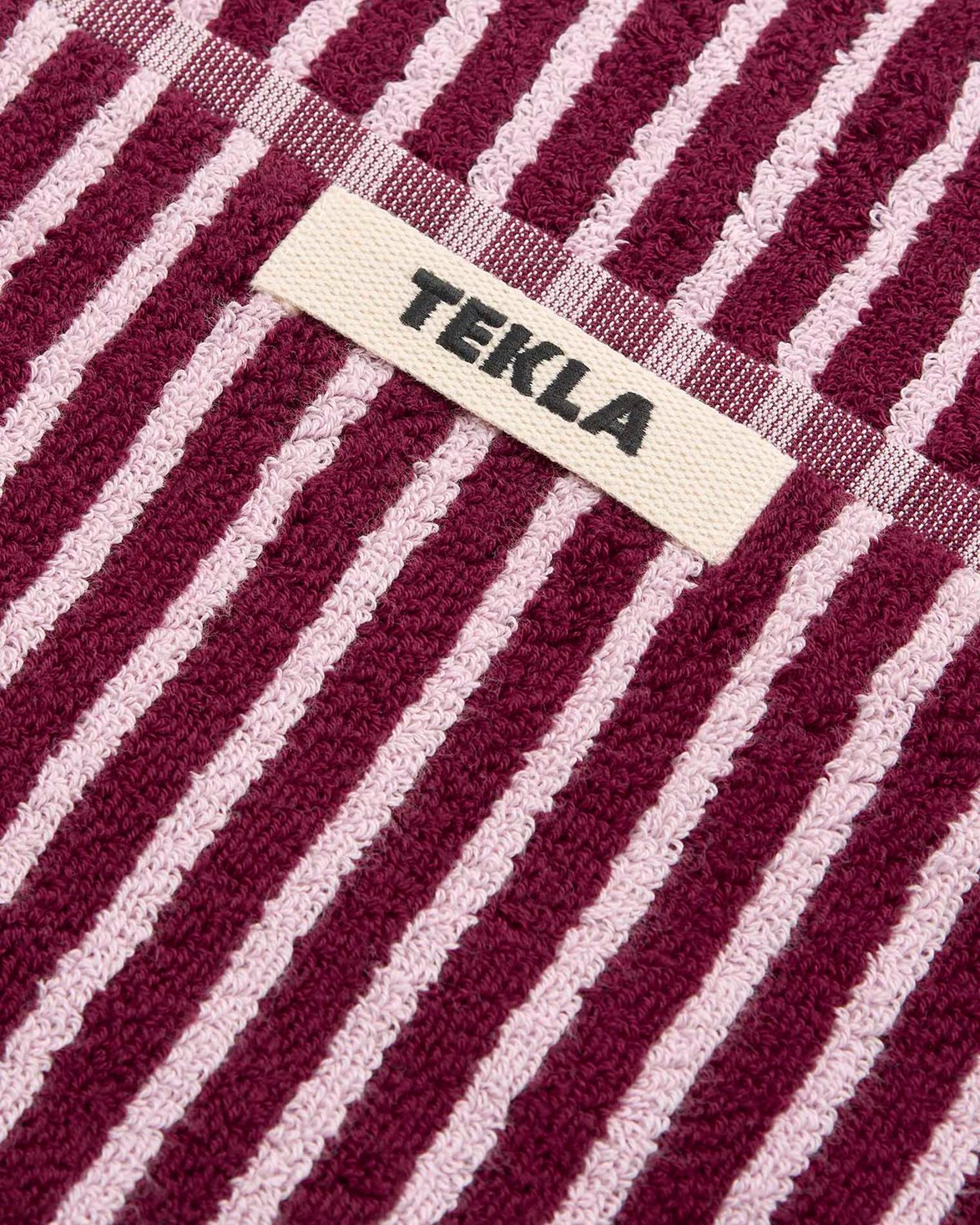 Terry Towel Red and Rose