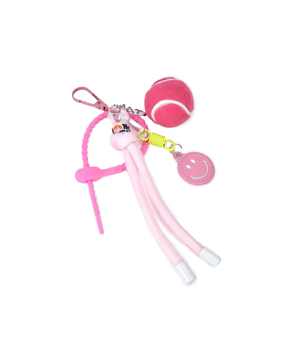 Tennis Bag Charm Set Pink