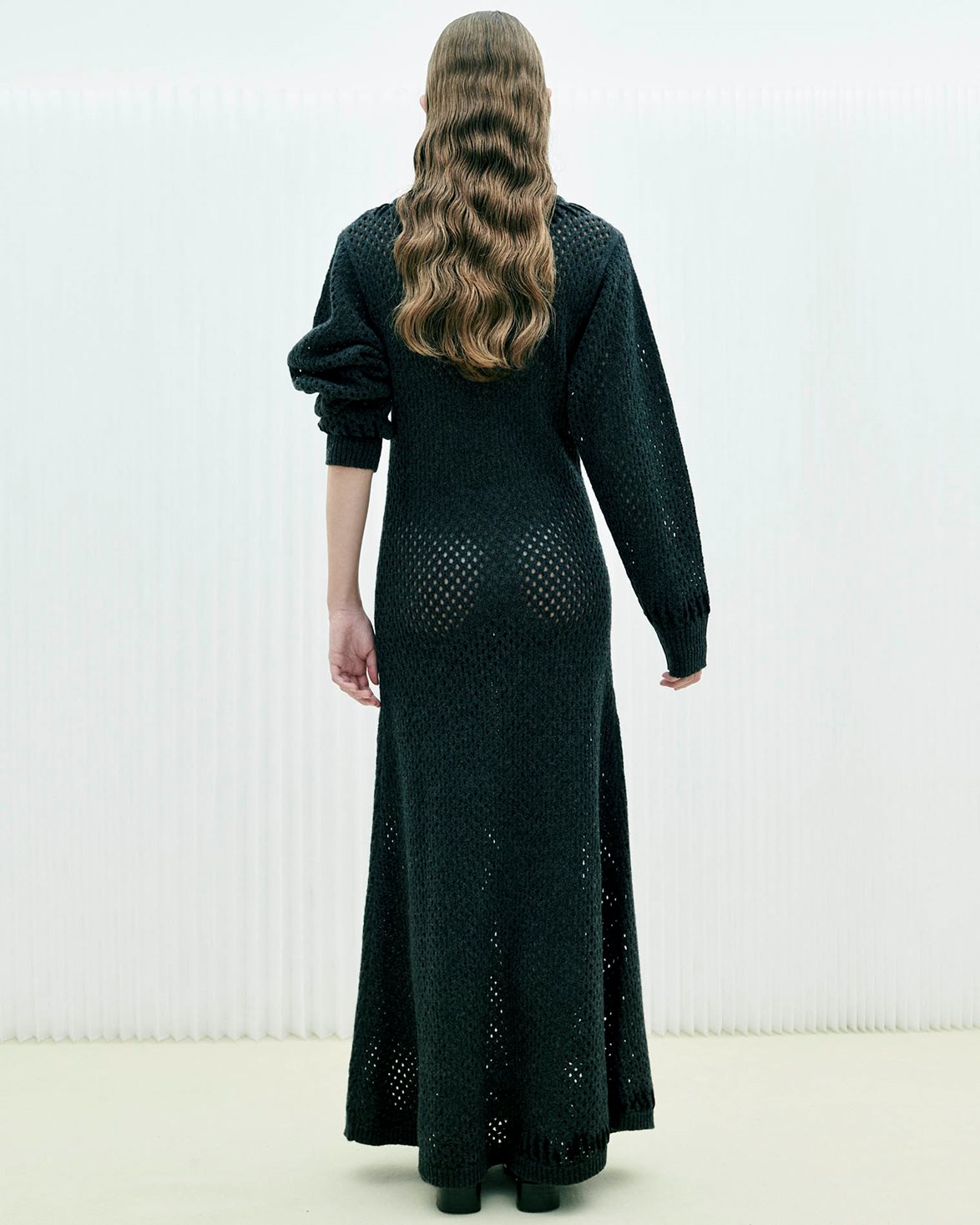 Canada Maxi Dress Dark Grey Melange