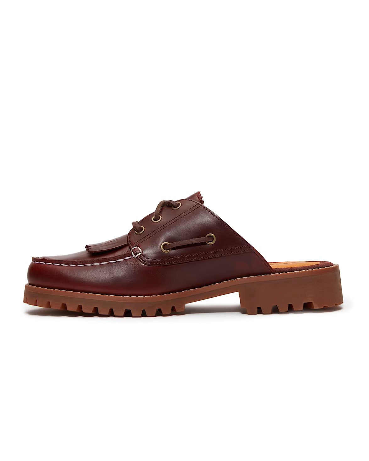 Noreen Mule Shoe Burgundy Full Grain