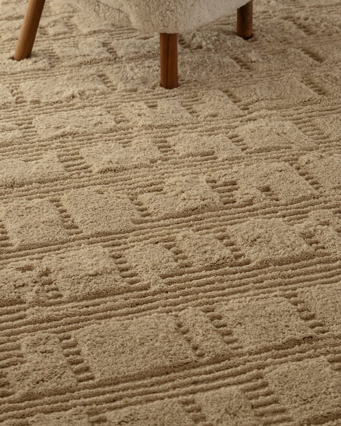 Lydahl Wool Rug Biege