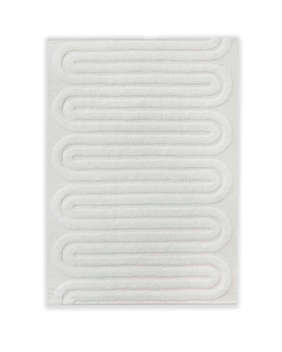 Riklund Wool Rug Off White