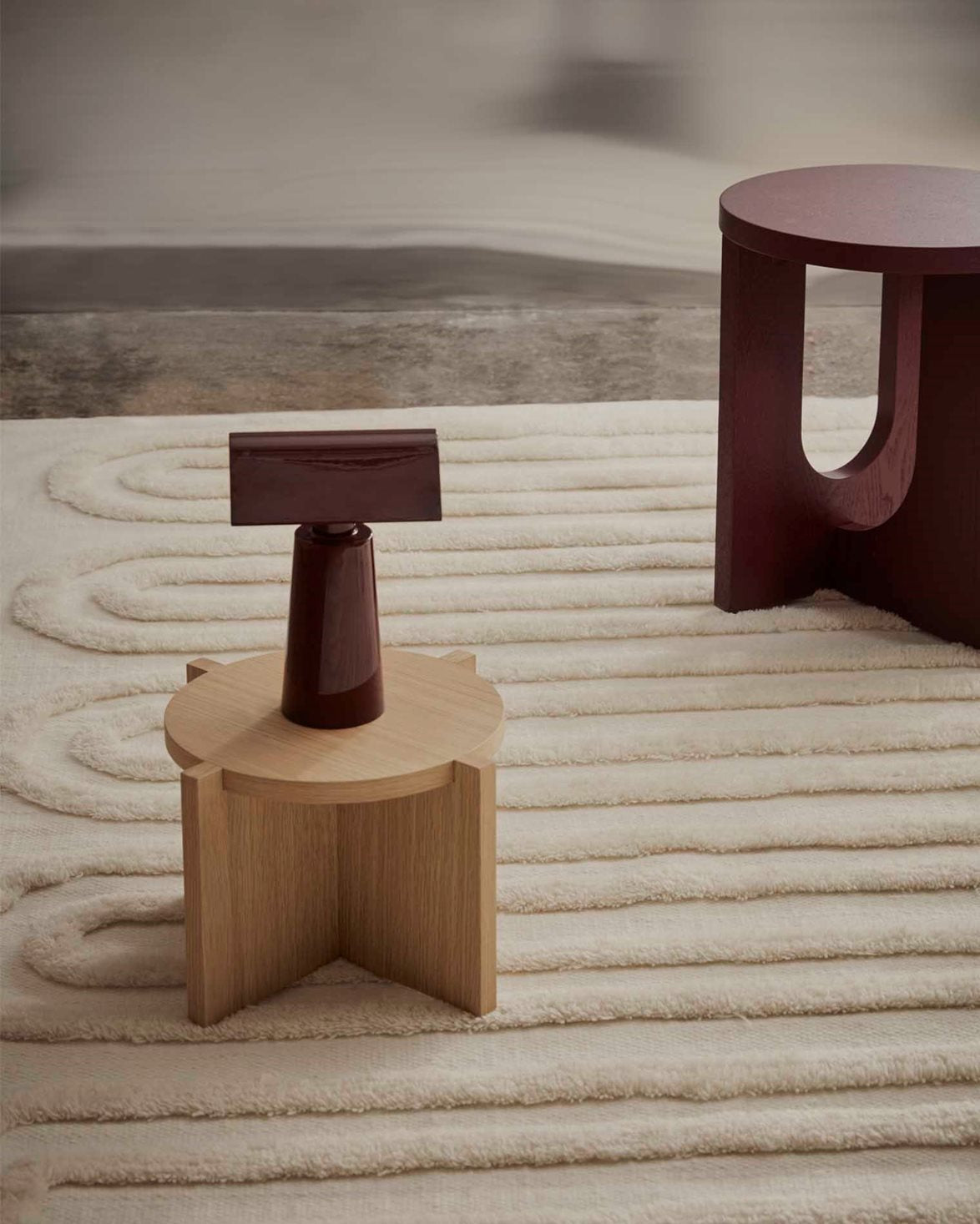 Riklund Wool Rug Off White