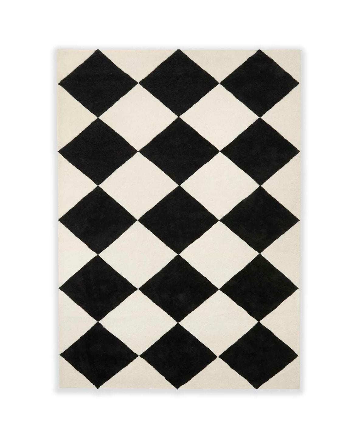 Tenman Wool Rug Black/White