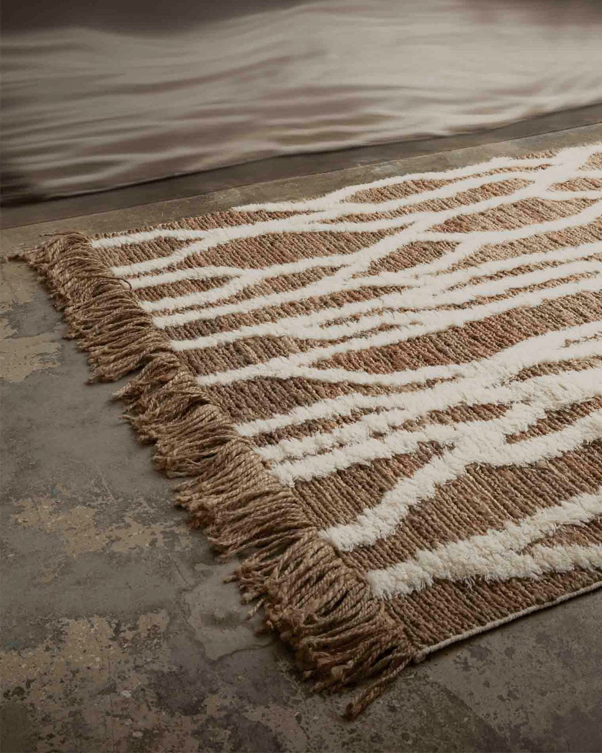 Wahl Jute Rug Brown/Off White