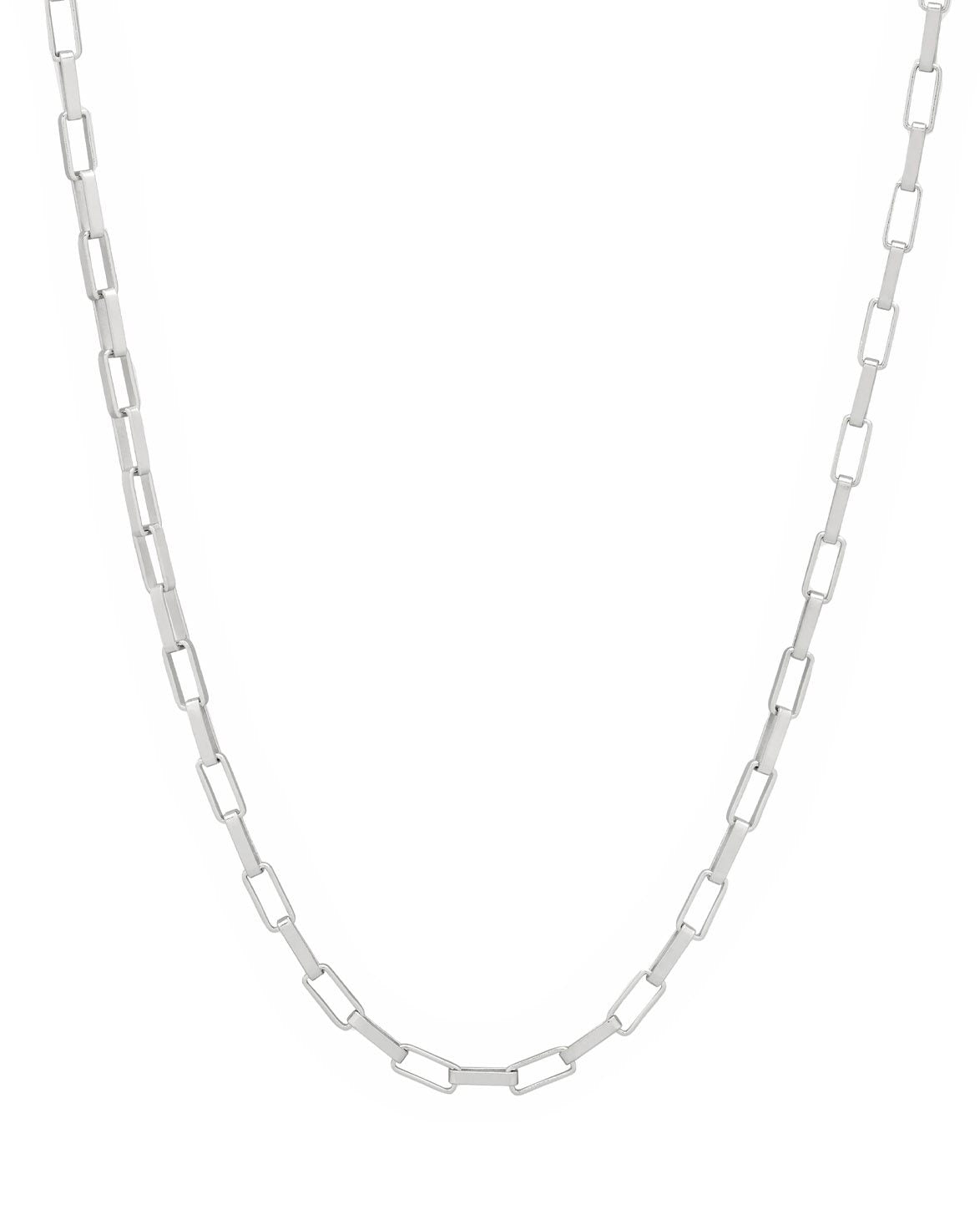 Billie Chain Necklace Silver