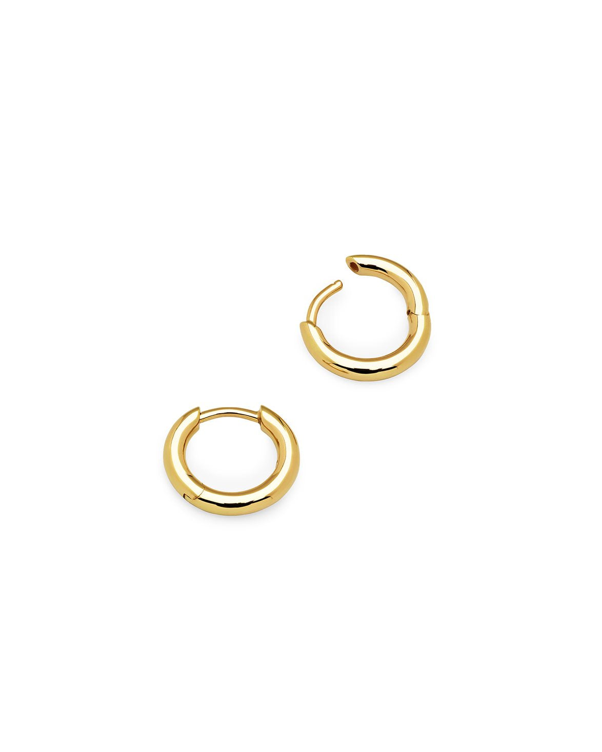Classic Hoop Earrings Small Gold