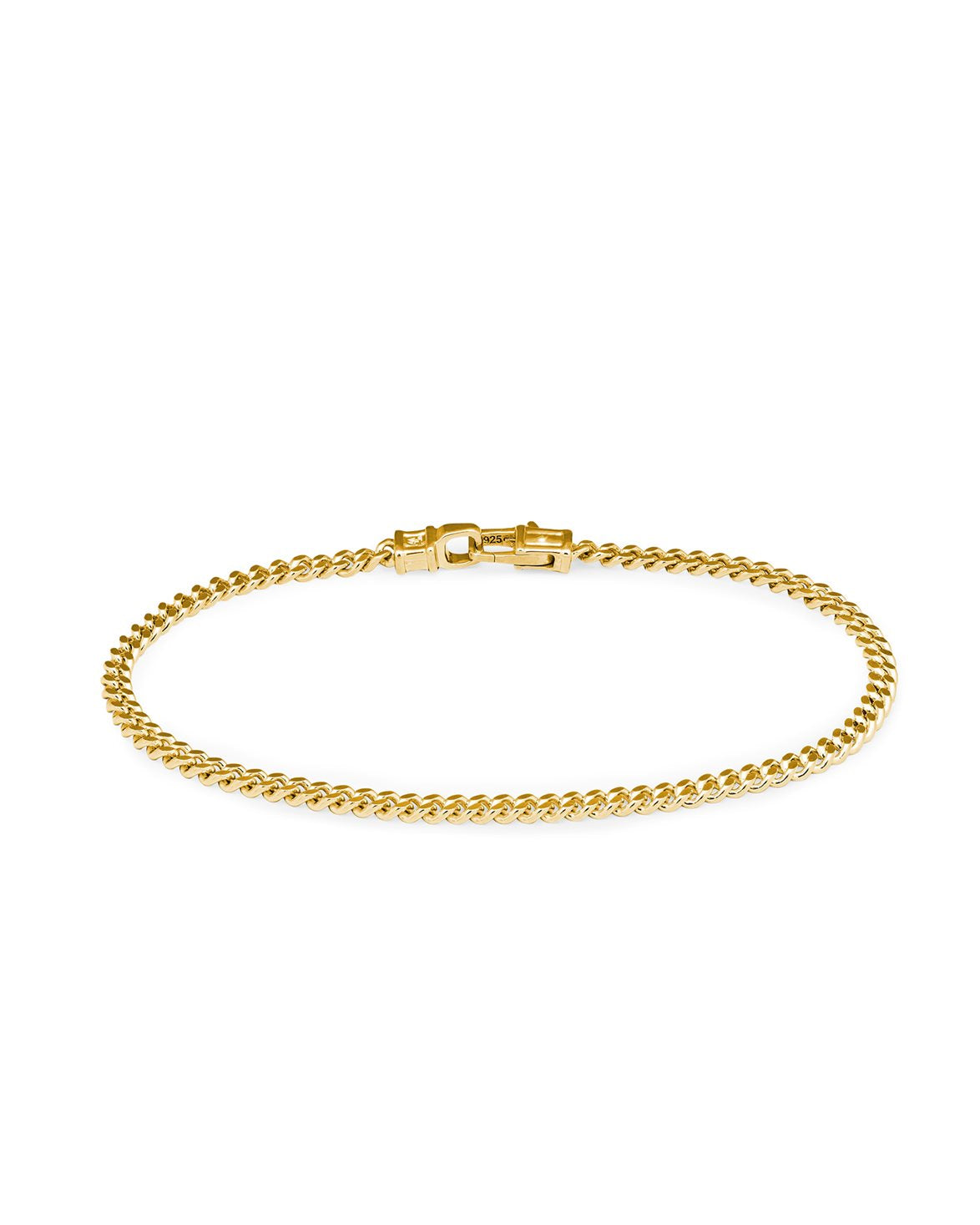 Curb Bracelet M Gold
