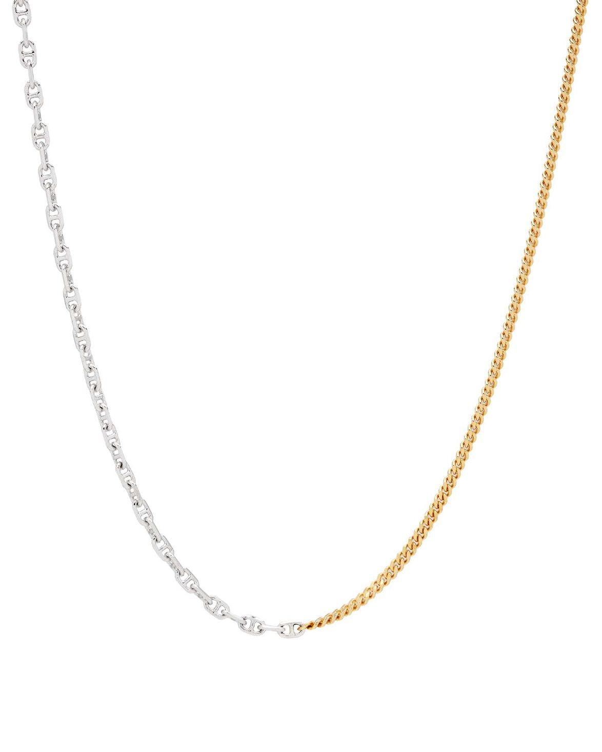 Rue Chain Duo Necklace Gold/Silver