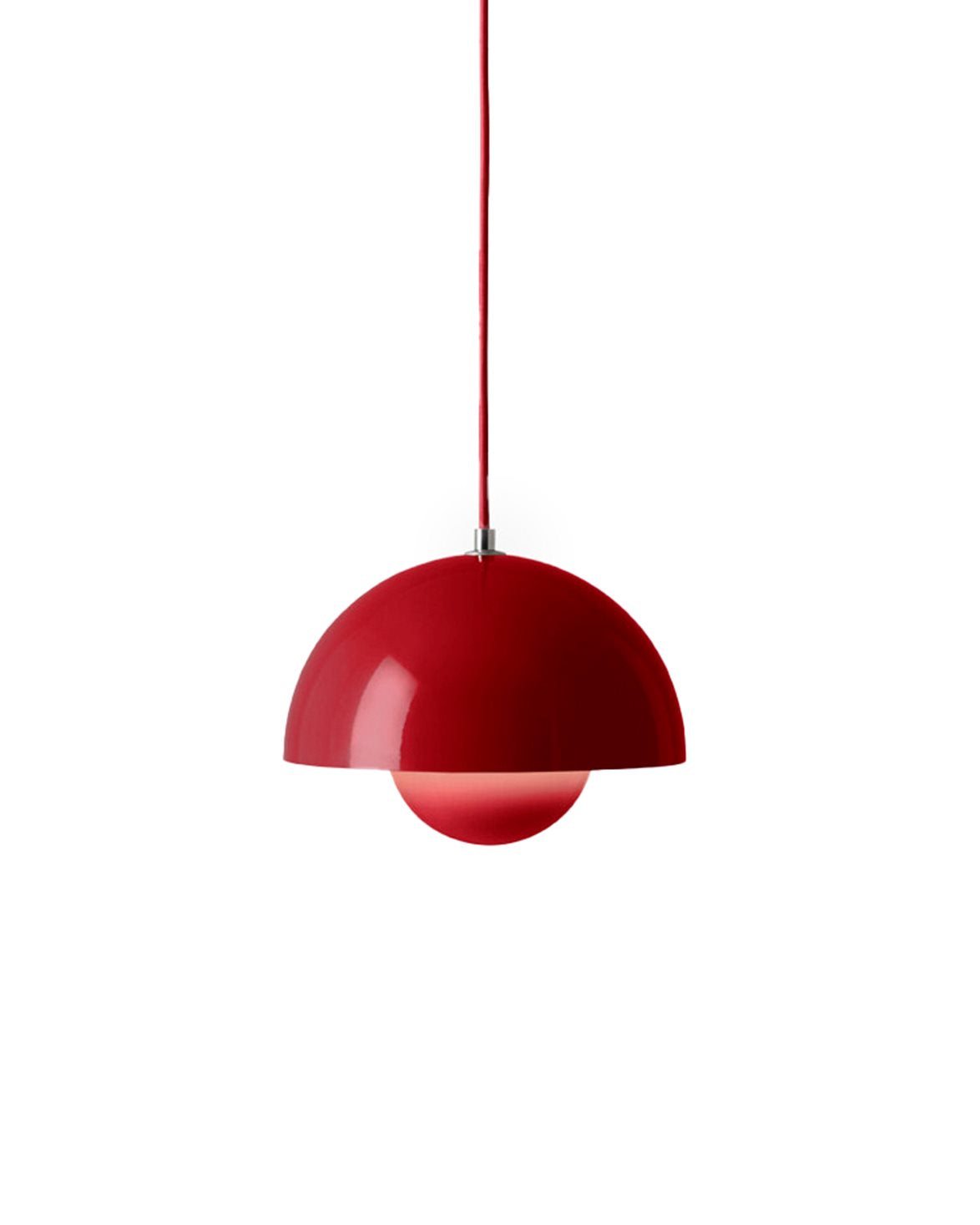 Flowerpot Pendant VP1 Vermilion Red