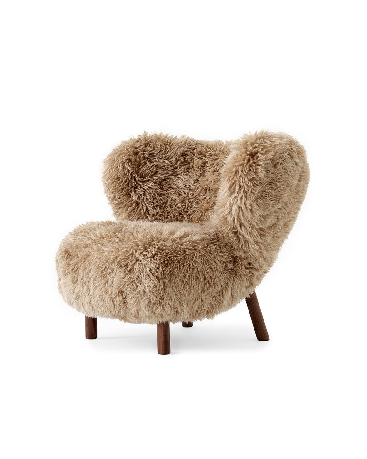 Little Petra V1 Incl. Pouf ATD1 Oiled Walnut/Sheepskin Honey