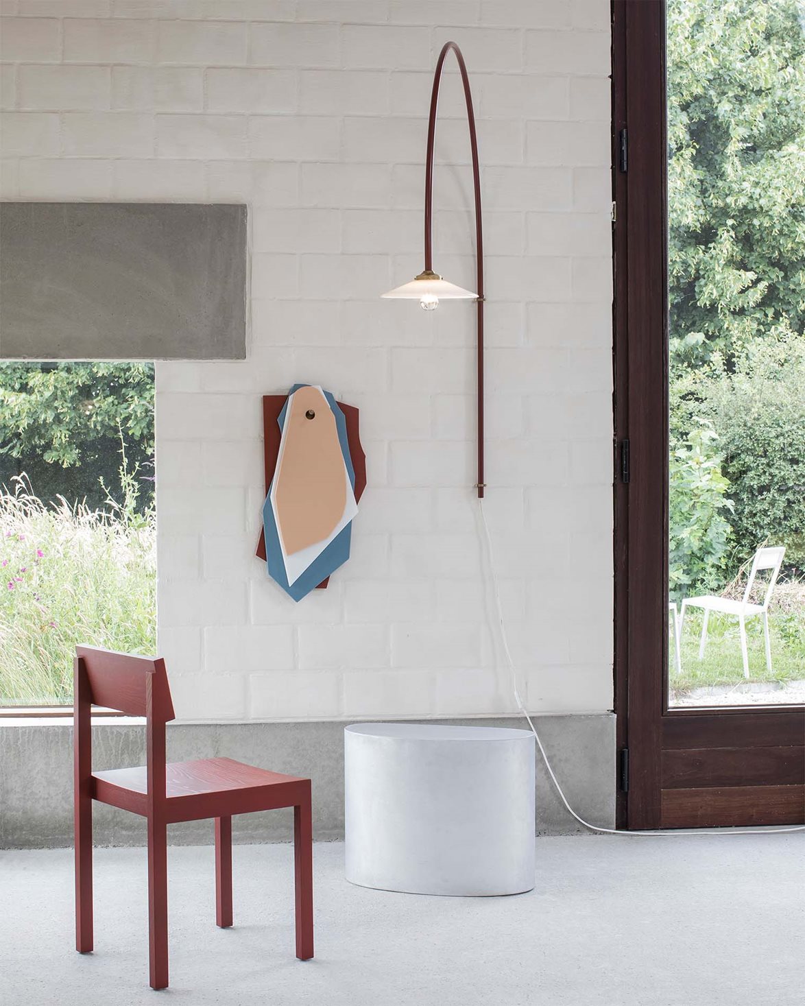 Hanging Lamp N°3 Menie Red