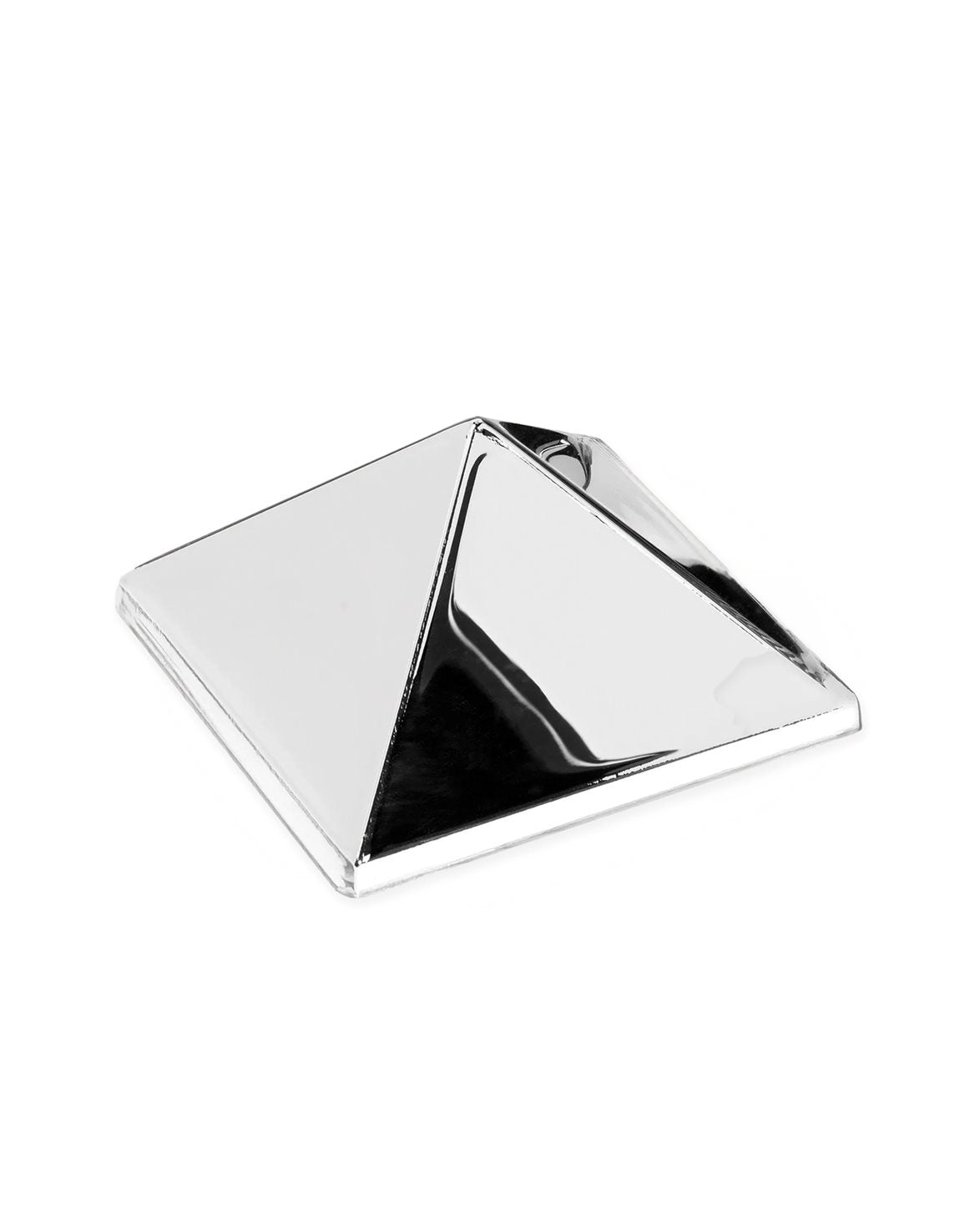 Mirror Sculptures 1 Pyramid Silver