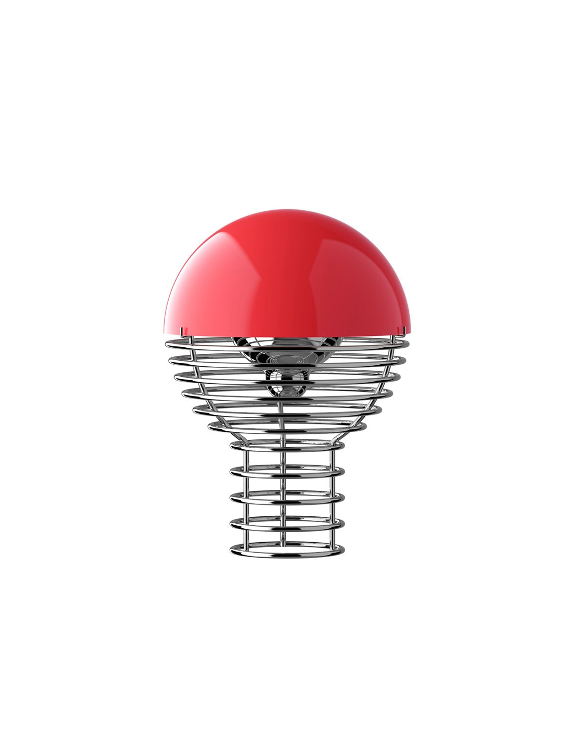 Wire Portable Lamp Red