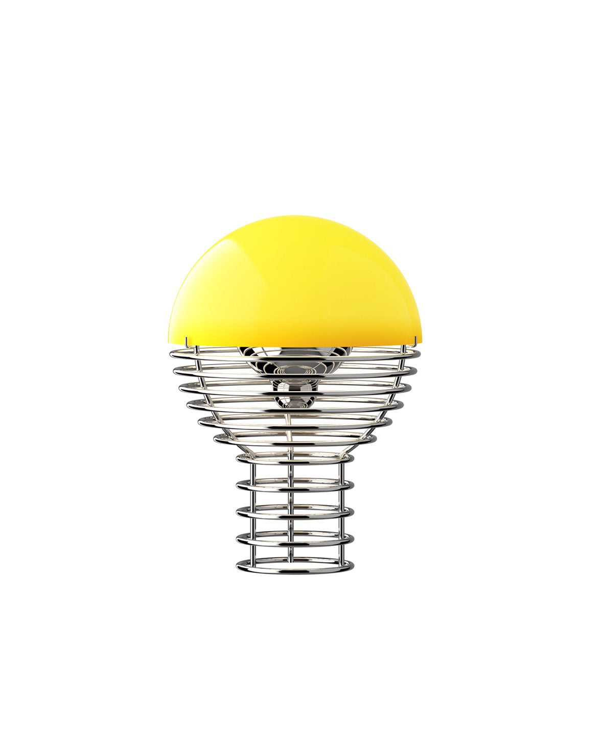 Wire Portable Lamp Yellow