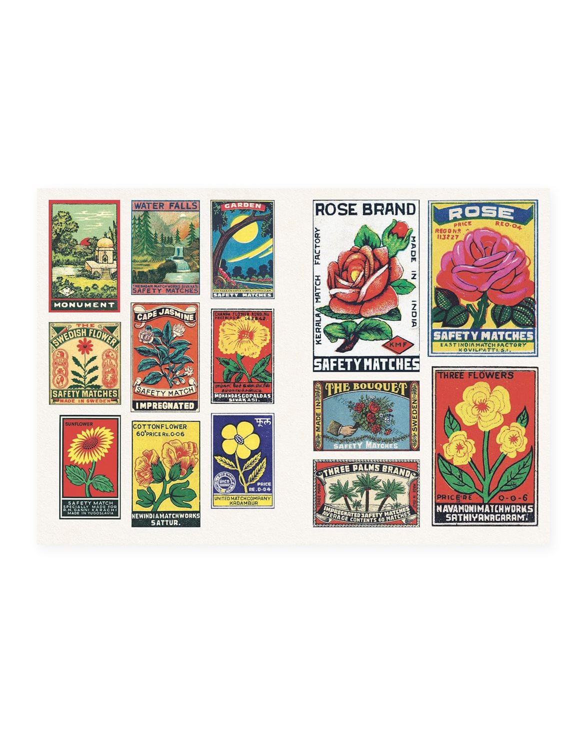 Vintage Matchboxes - Skittledog Little Sticker Books