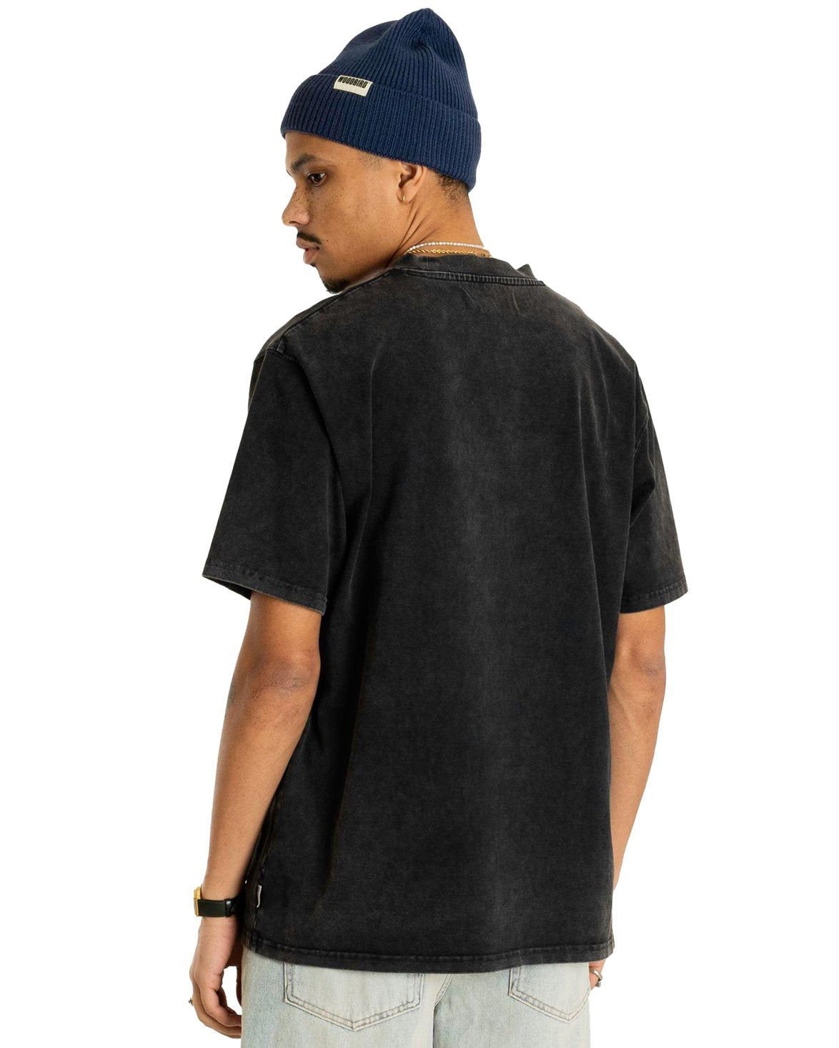 Baine Washed Tee Washed Black