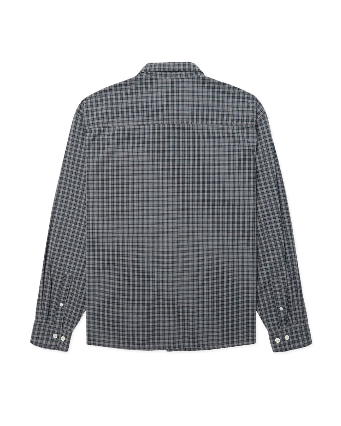 Buzo Yu Check Shirt Blue