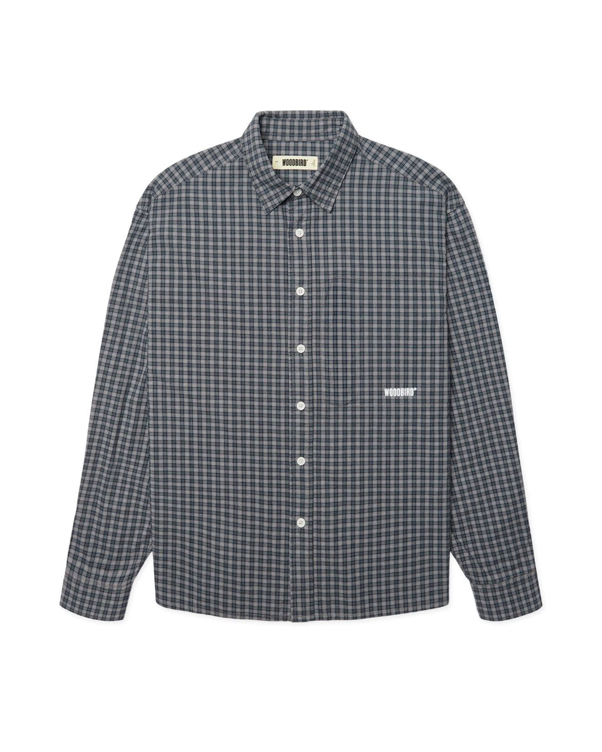 Buzo Yu Check Shirt Blue