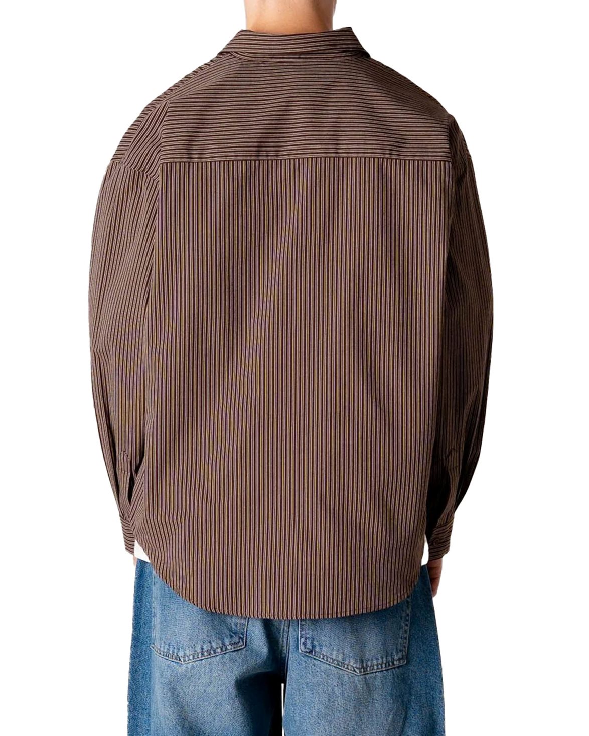 Jong Stripe Shirt Brown