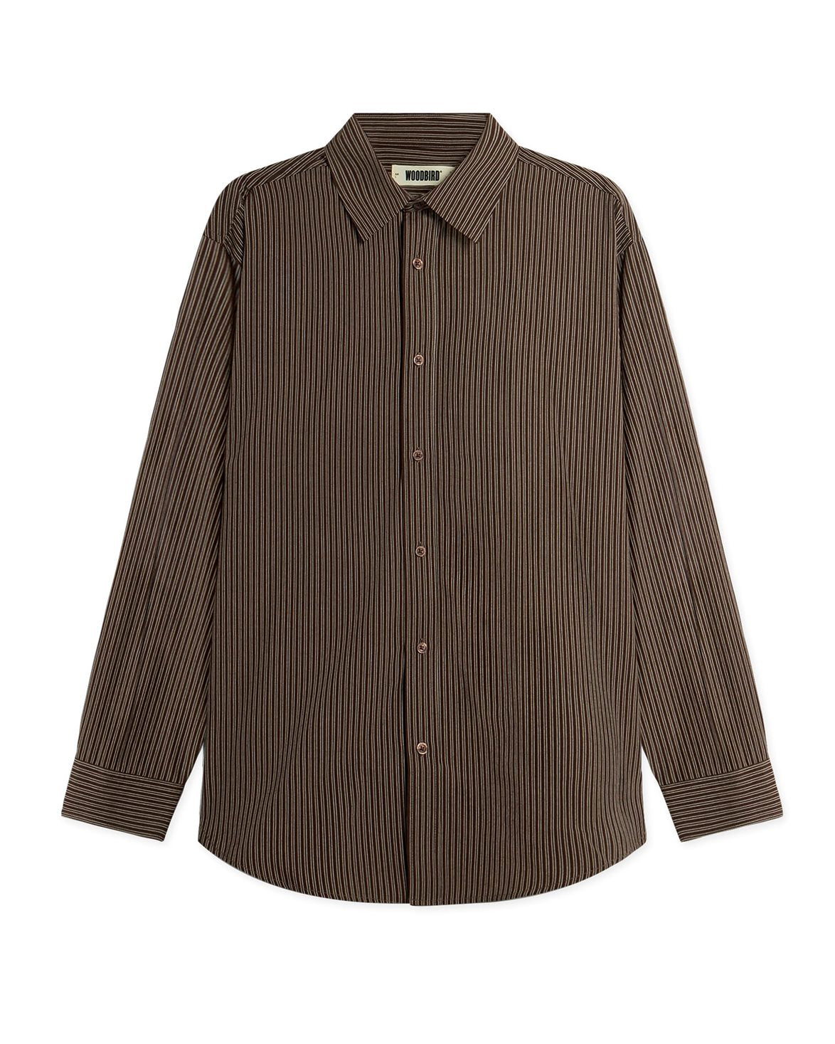 Jong Stripe Shirt Brown