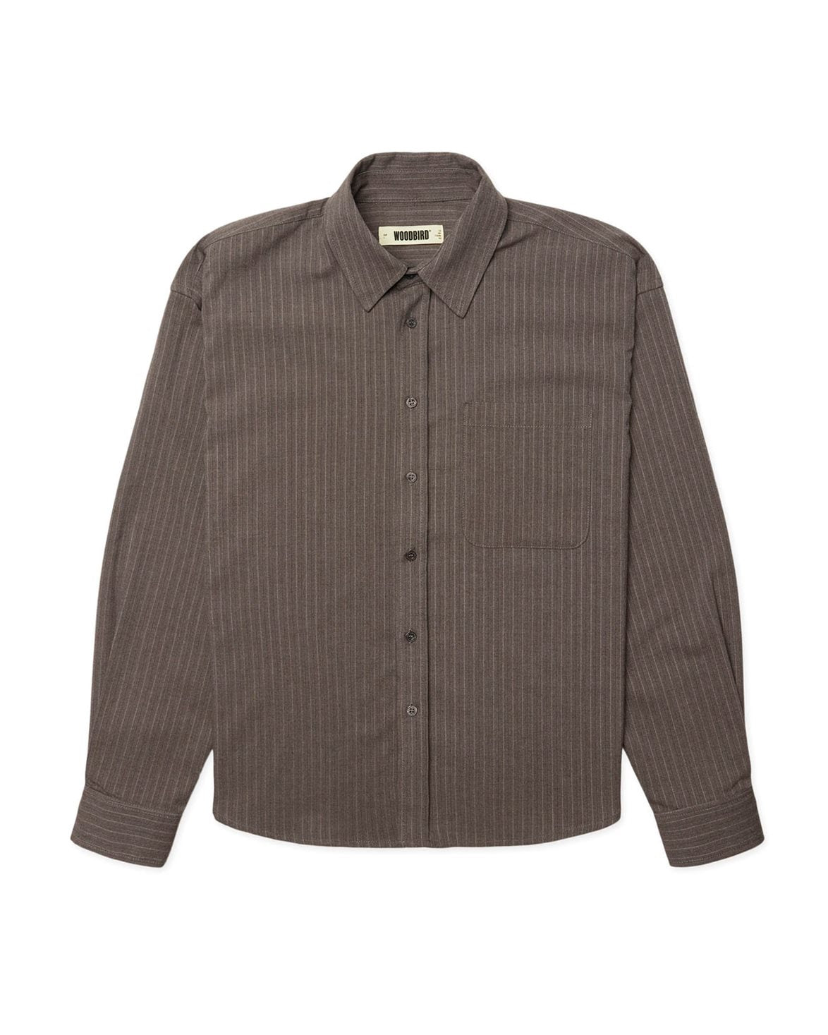 Xing Hb Stripe Shirt Dark Grey