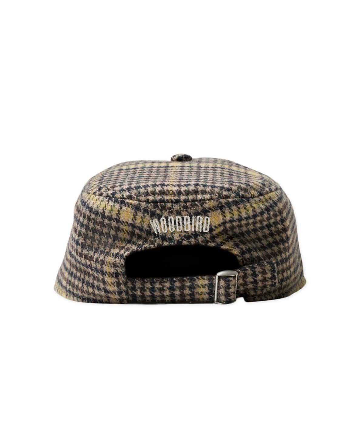 Yin Check Pillbox Cap Sand-Yellow
